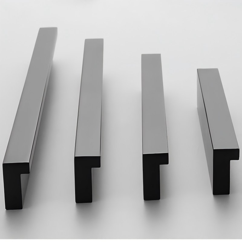 1 Meter Handle Lemari Aluminium Tarikan Lemari Hitam Tarikan Lemari Minimalis Tarikan Pintu Lemari