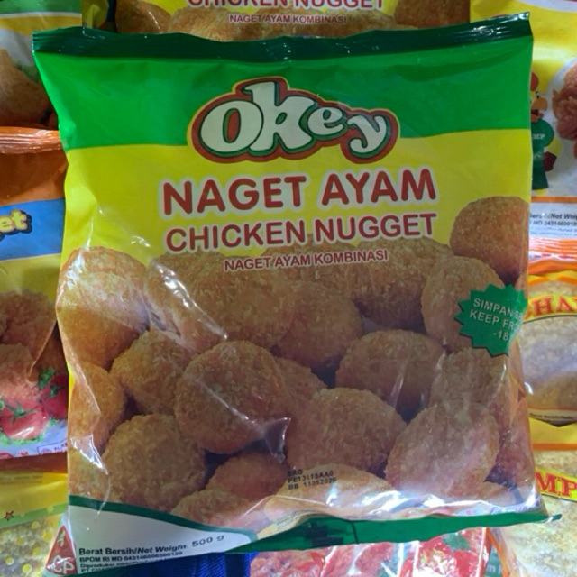 

Naget Ayam Chicken Nugget Okey 500 gram