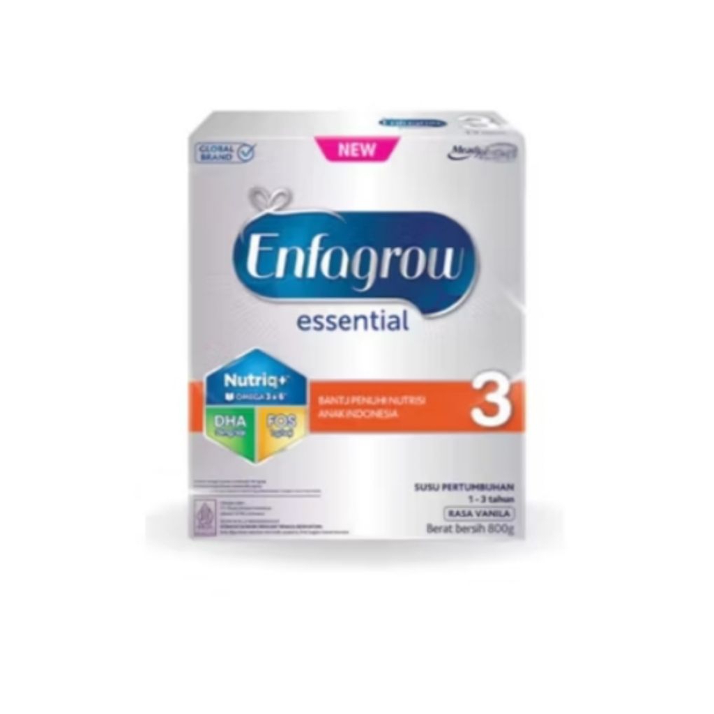 

Enfagrow Essential 3 susu formula anak 1-3 tahun rasa vanilla