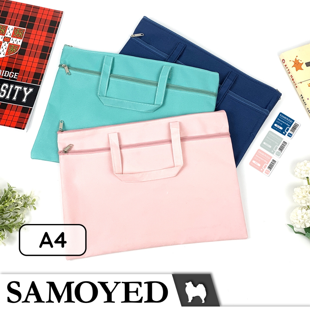 

SAMOYED DCB-HE-A4 Tas Dokumen / Alat Tulis / Document / Stationery / Travel Zipper File Bag A4