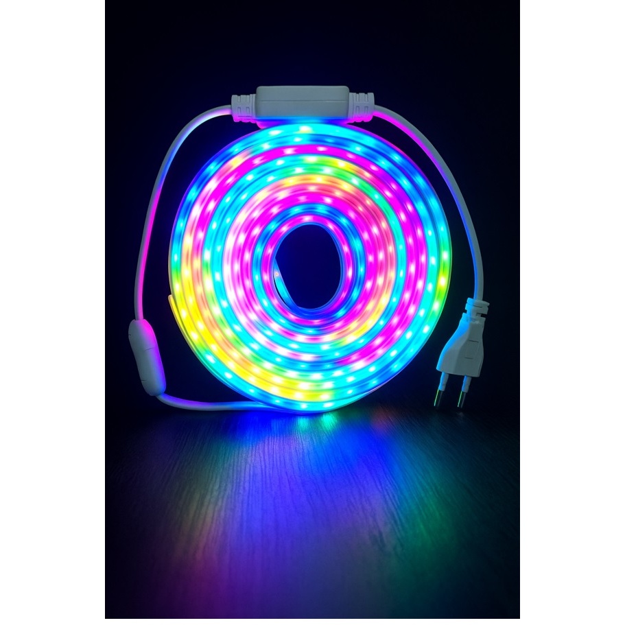 Lampu Selang Hias Led Strip RGB Warna Warni 7m / 7 Meter Muxindo Bonus Modul Kedip