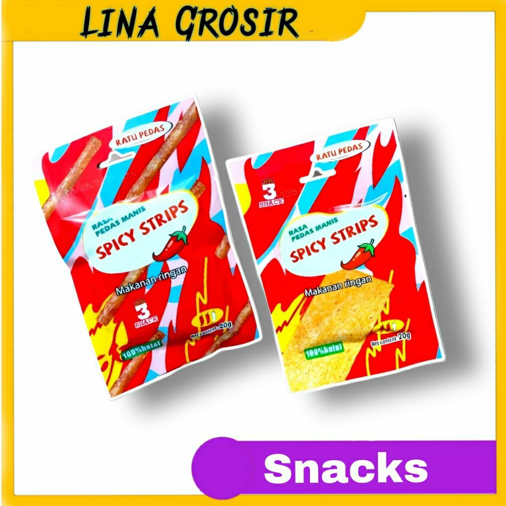 

RATU PEDAS Spicy STRIPS @ isi 20pcs