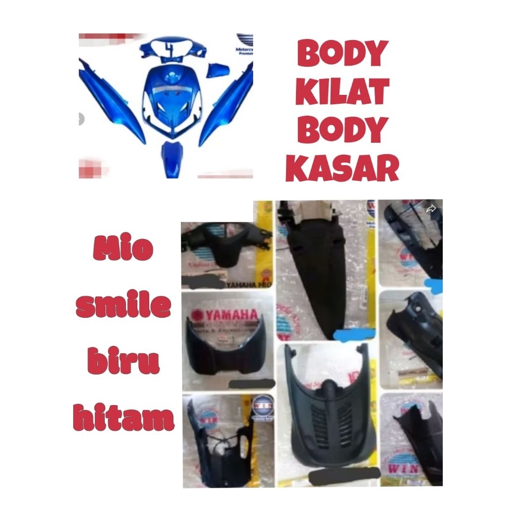 Body komplit Mio smile biru full set body Mio 2008 2009 2010 biru