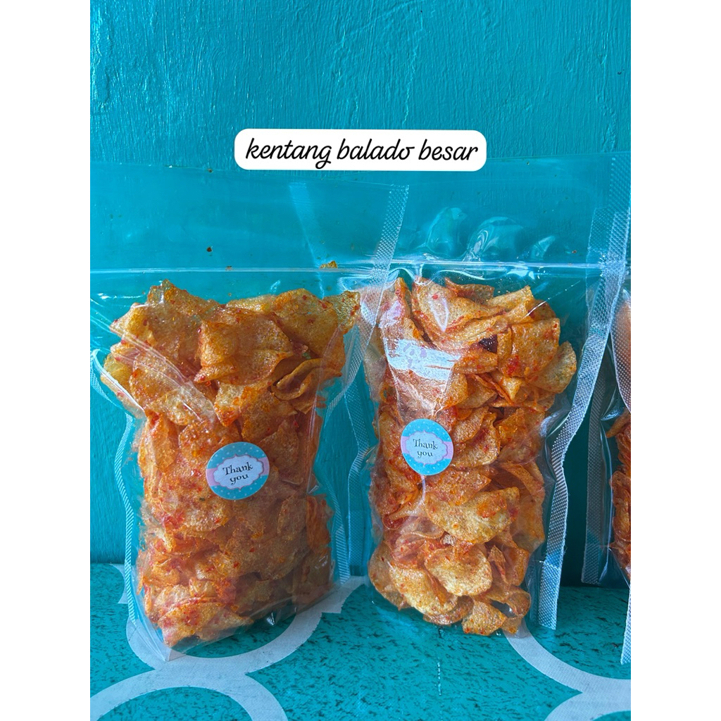 

KRIPIK KENTANG BALADO BESAR