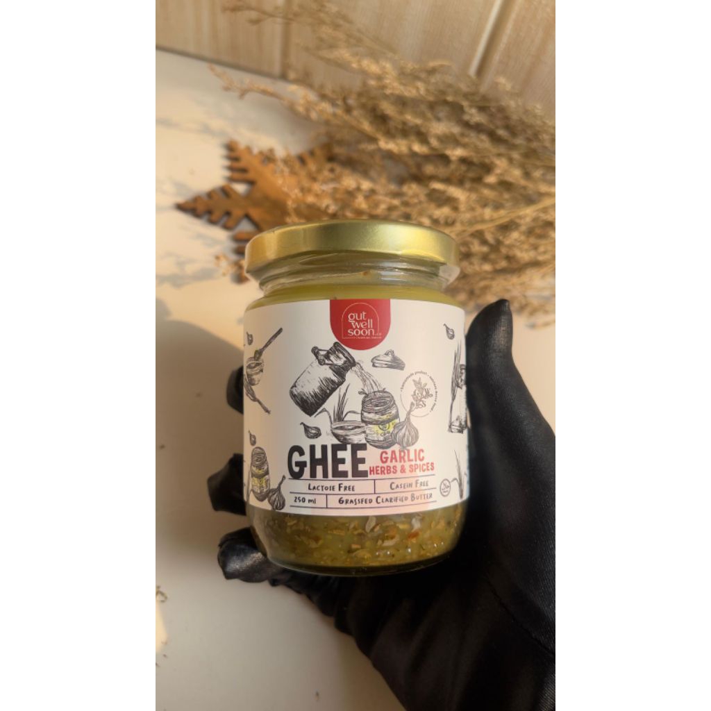 

Ghee Garlic Organic Gut Well Soon