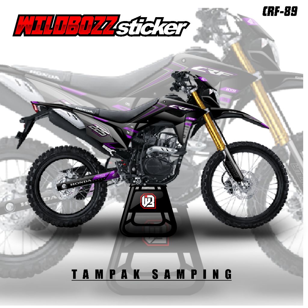 decal CRF 150L/decal supermoto full body keren (crf-89) -WILDBOZZ STICKER-