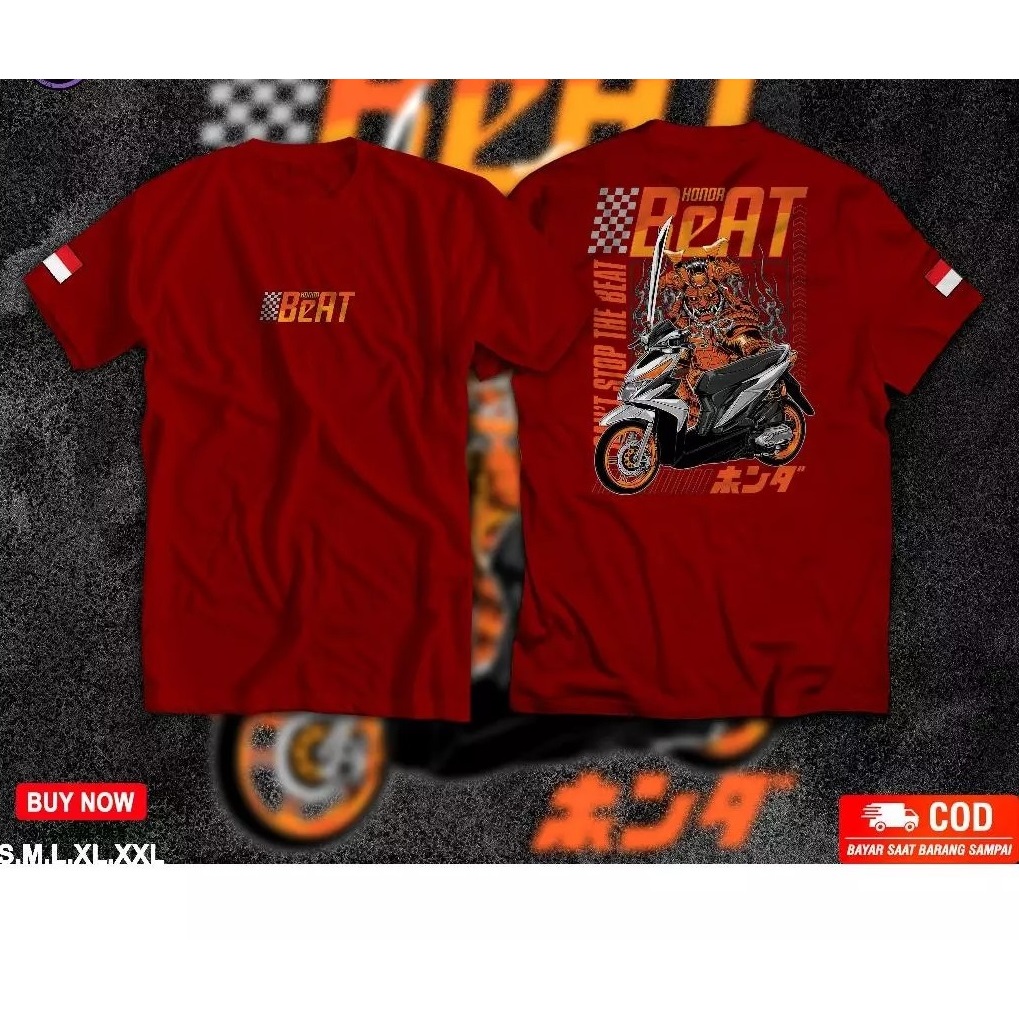 KAOS  HONDA BEAT KAOS DISTRO HONDA BEAT KAOS PRIA WANITA