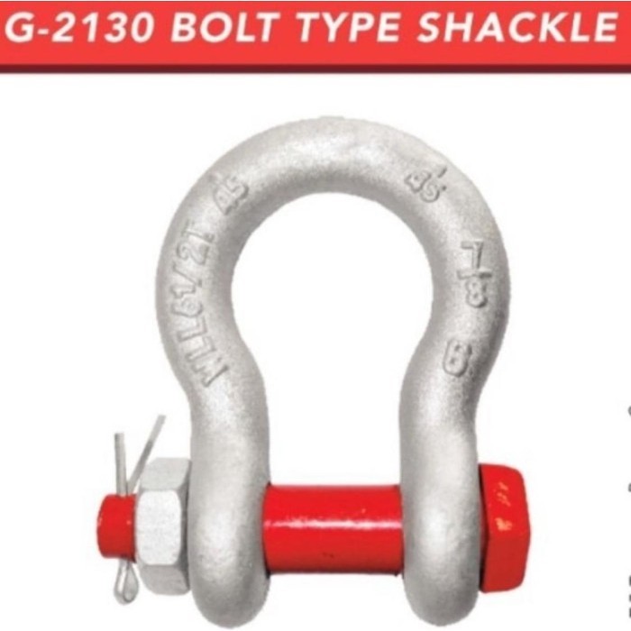 Segel Omega G2130 1" - 8.5 Ton / Shackle Omega G2130 1" - 8.5 Ton