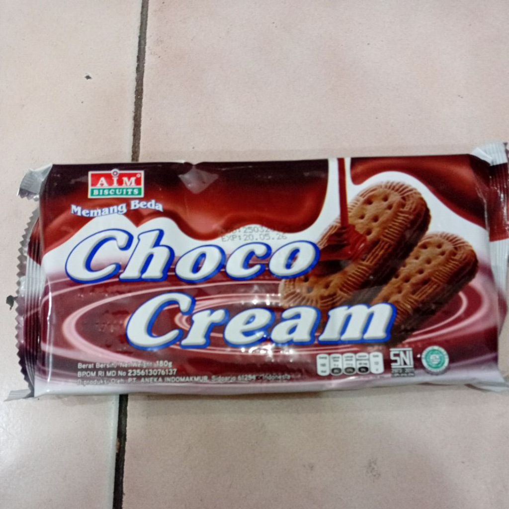 

Choco Cream 180gr 1 Bungkus
