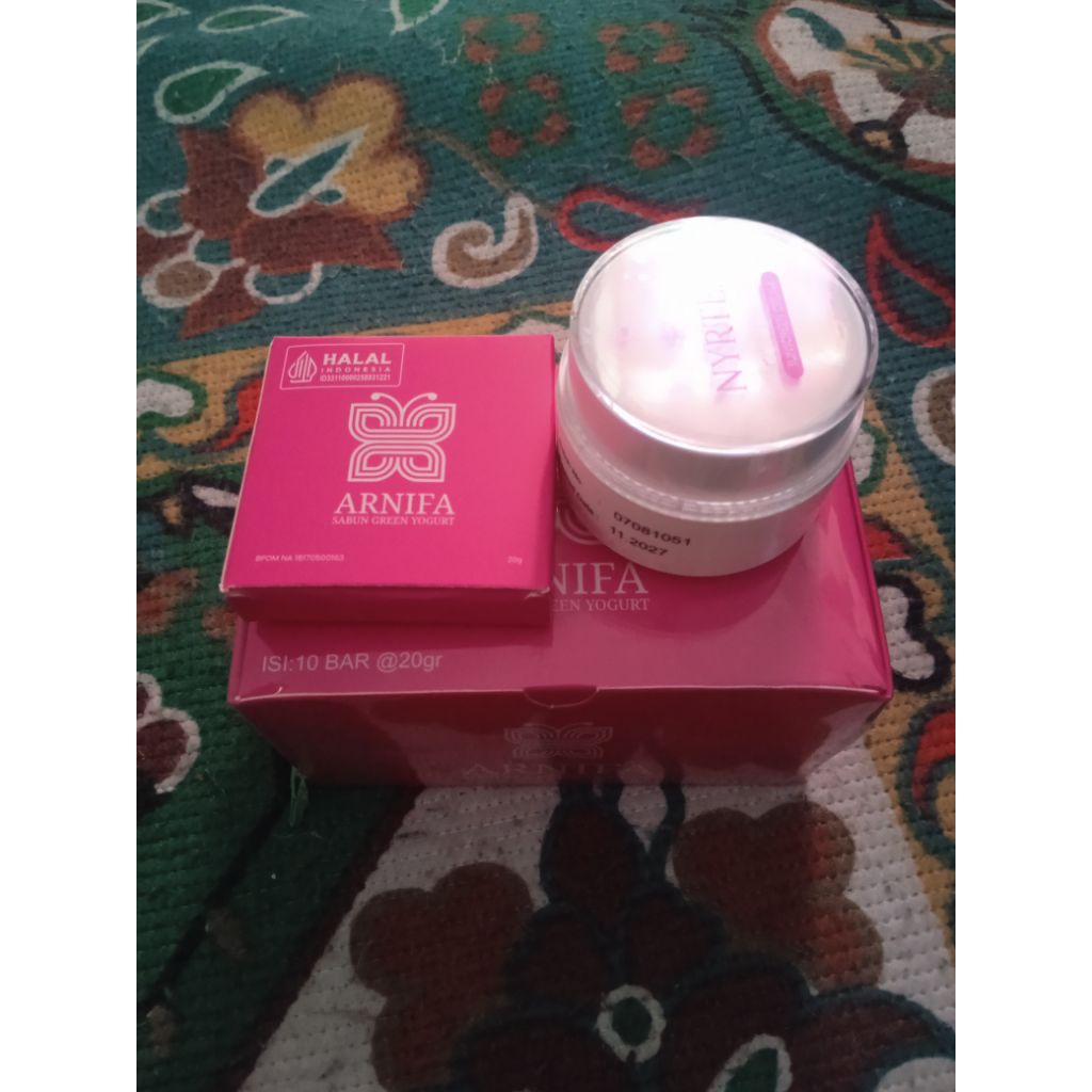 paket sabun muka + sunscreen nyrtea