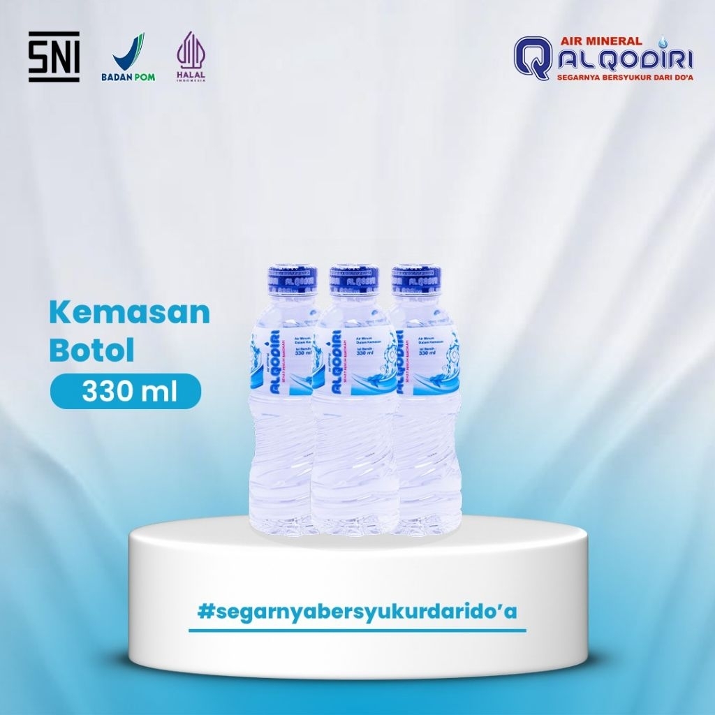 

Air Minum Mineral Botol Al Qodiri 330ml 1 pcs