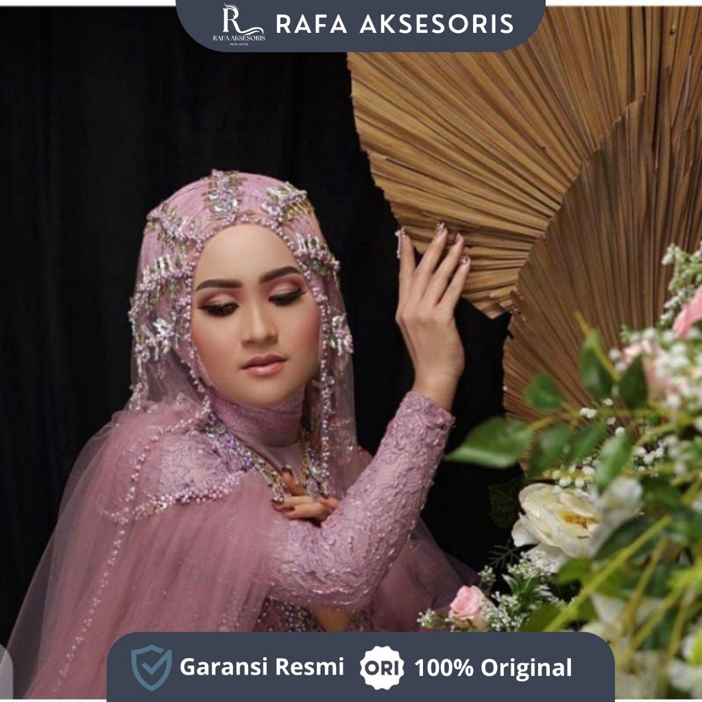 Slayer pengantin veil mewah/Slayer mutiara diamond/slayer akad