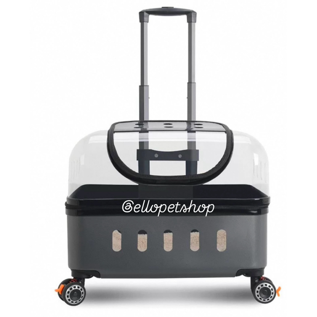 KOPER BENING ANJING KUCING / KOPER TRANSPARAN ANJING KUCING / TROLI HEWAN / PET CARRIER