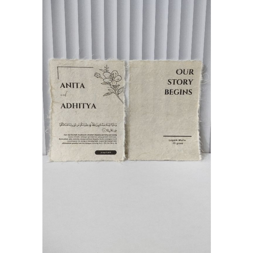 

Kertas Daur Ulang Kertas Mahar ukuran A6/A5/A4