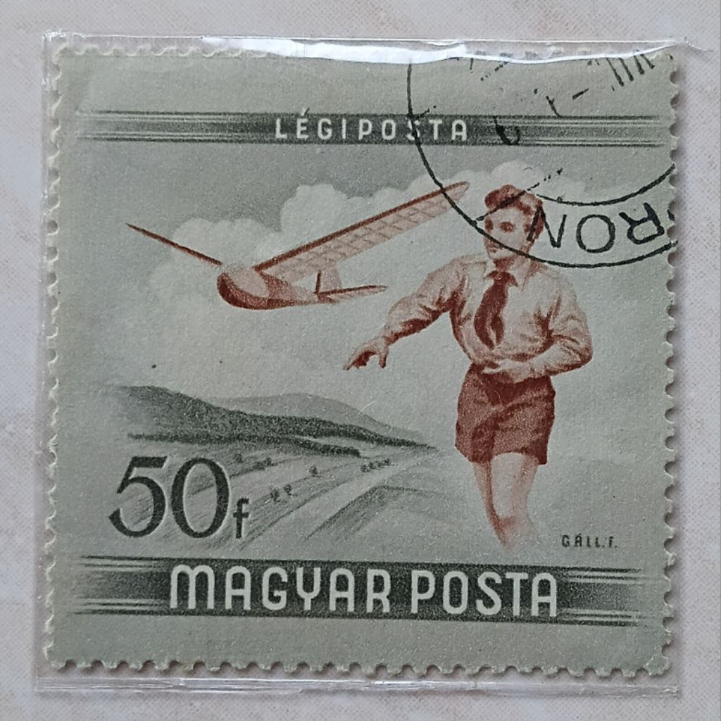 

Prangko Kuno Hungaria Magyar Posta Airplane 1954 - YN2456
