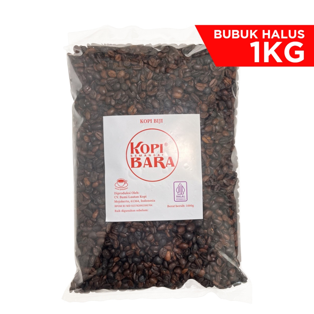 

Kopi Bara Regular Merah Pack 1kg - Biji