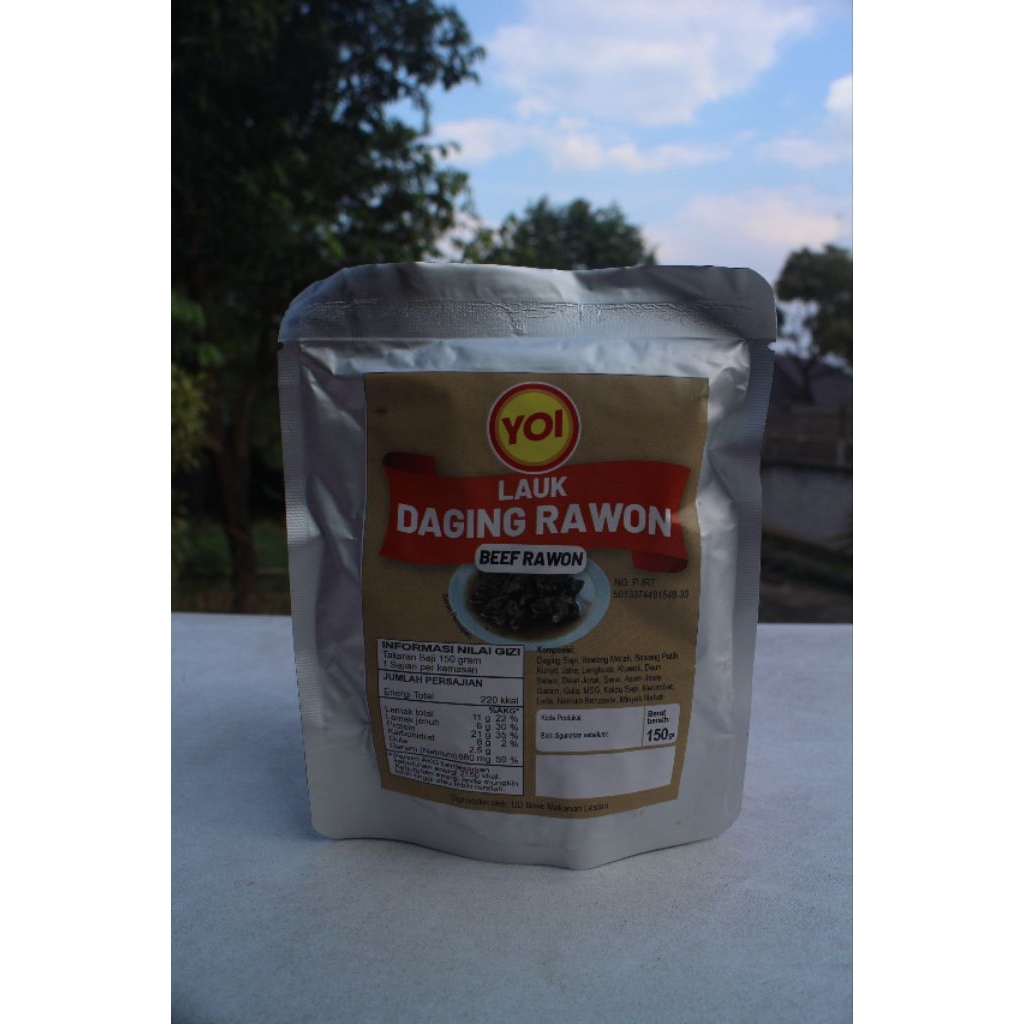 

Lauk Daging Rawon YOI 150 gr