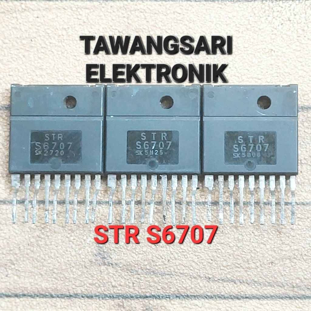 IC STR S6707 BEKAS STRS6707 CABUTAN ORI STR 6707 PIN 9