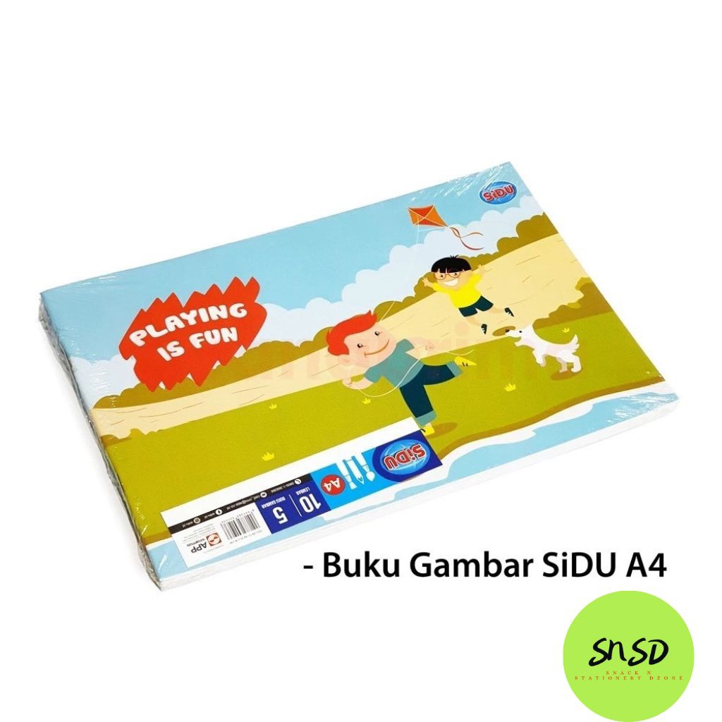 

buku gambar A4 sidu isi 10 lembar