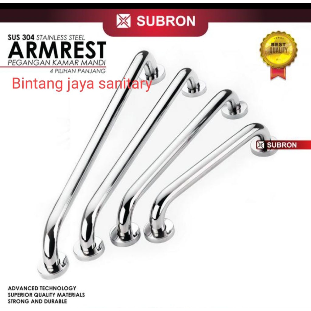 Grab bar 30 cm pegangan kamar mandi Stainless sus 304 pegangan  kamar mandi
