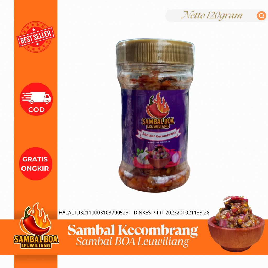 

Sambal BOA Leuwiliang - Sambal Kecombrang 120 gram
