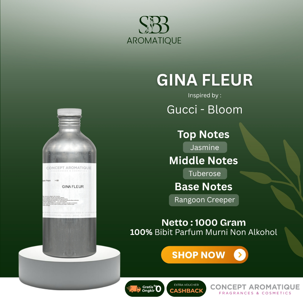 Bibit Parfum Premium Inspired by Gucci - Bloom - Gina Fleur