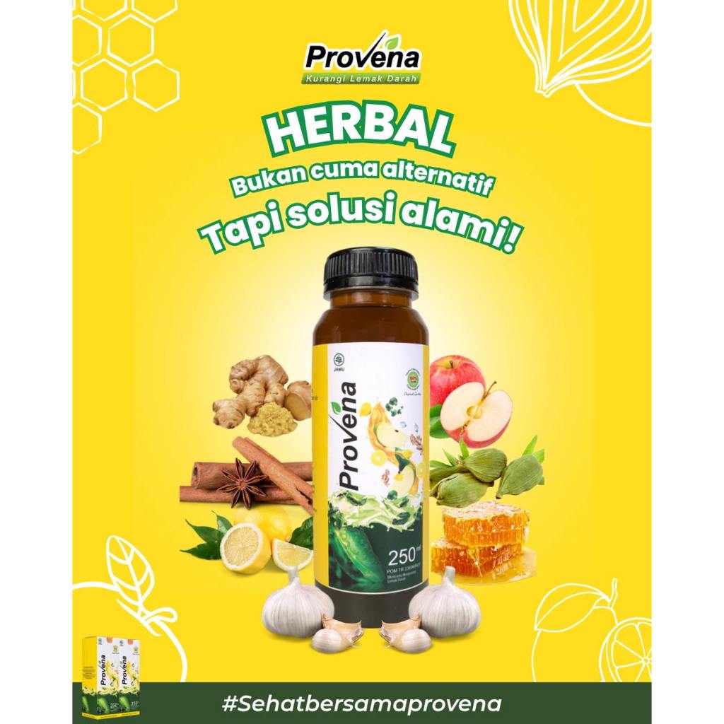 

Jus Bawang Putih Tunggal Cuka Apel Lemon PROVENA 250ml Bantu Turunkan Lemak Darah