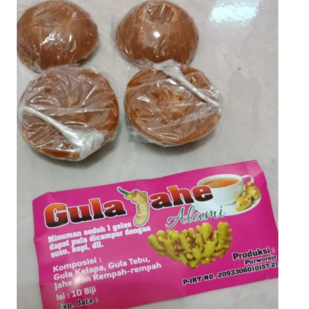 

Gula Jahe Asli Purworejo
