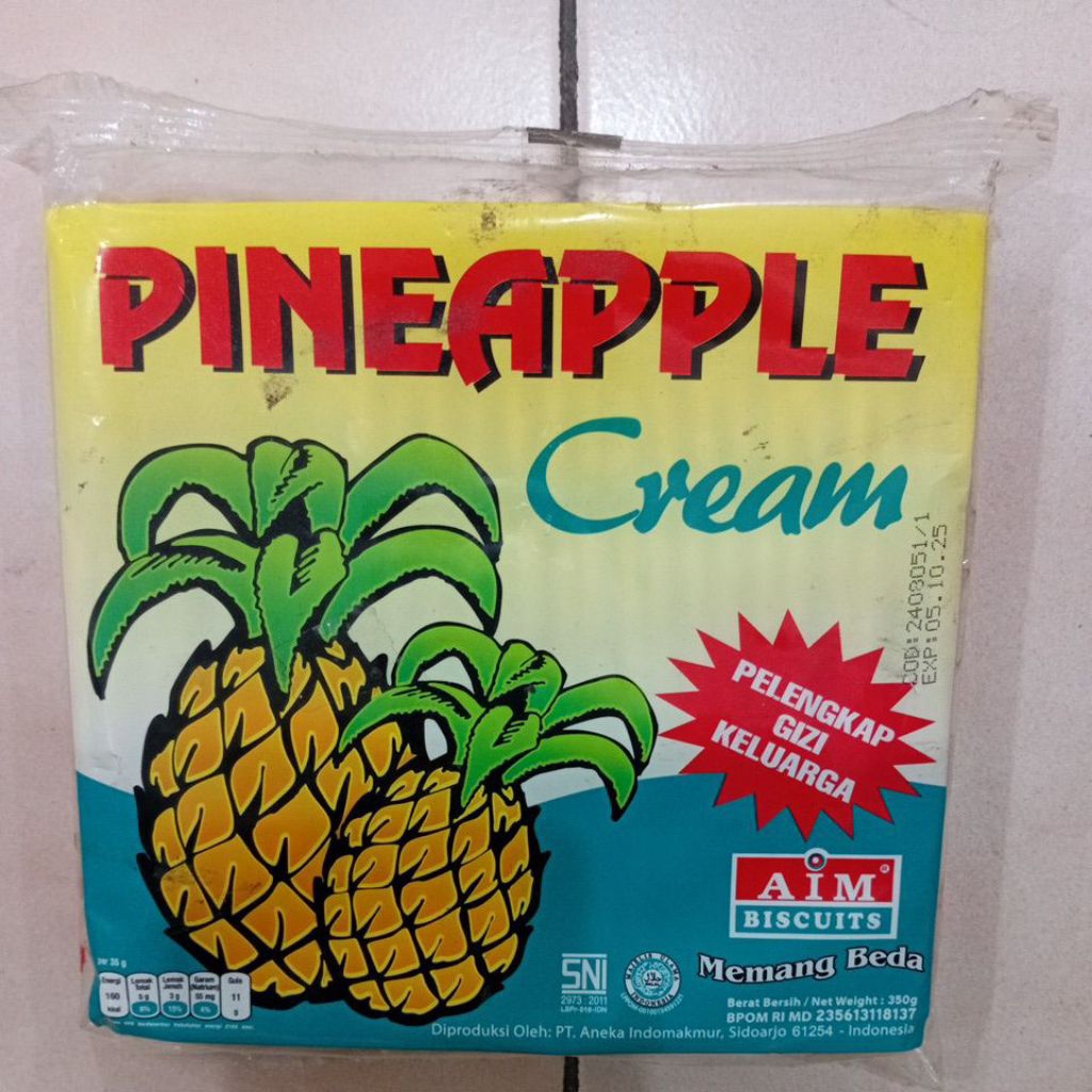 

Pineapple Cream 350gr 1 Bungkus