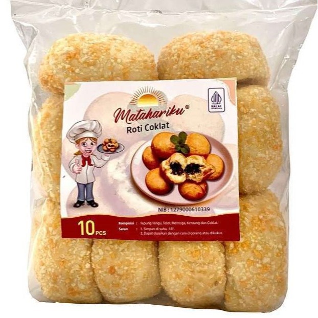 

Roti Goreng Matahari Rasa Coklat Isi 10 Pcs