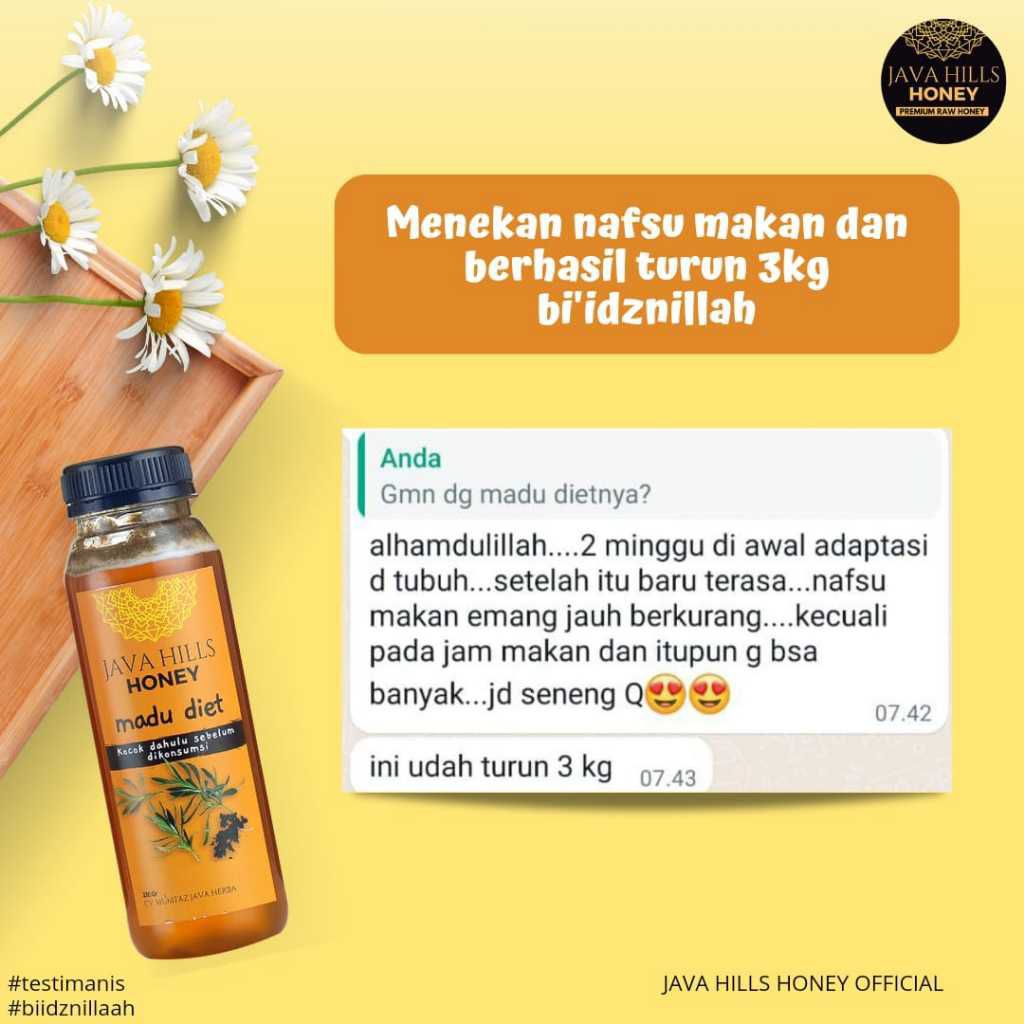 

MADU DIET JAVA HILLS MUMTAZ HERBAL | JAVAHILLS HONEY