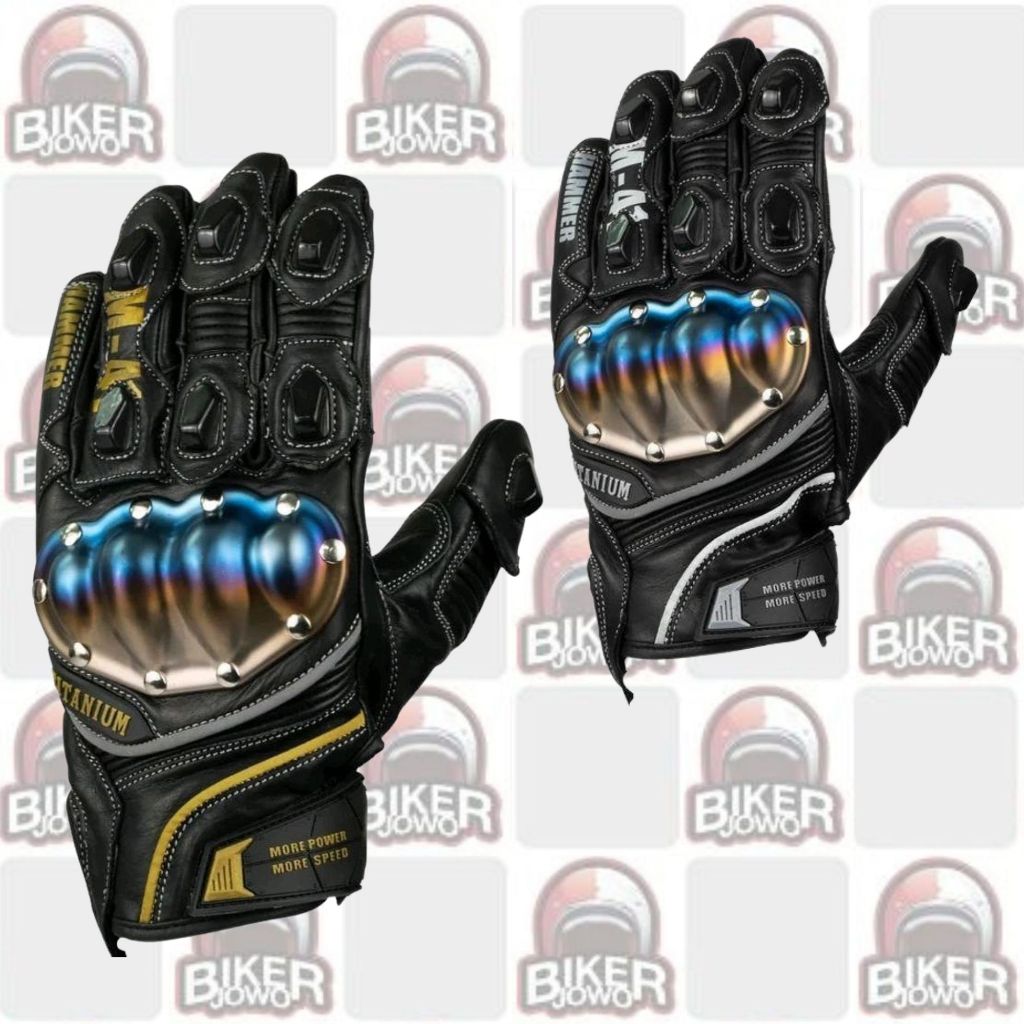 Sarung Tangan Motor Yellow Corn Titanium Riding Gloves Biker YG-192
