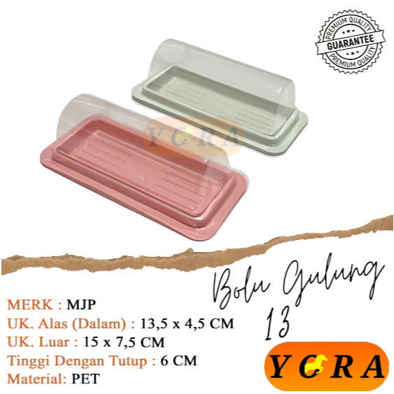 [50 SET] Mika Bolu Gulung Mini 13 / Tray Sushi Kecil / Tray Mika BolGul / Mika Bolu Gulung / tempat 