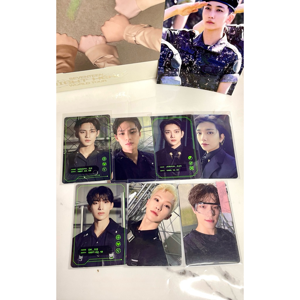 Photocard Official Seventeen Gameboi Hoshi Dk Dino Minghao Pc Seventeen Official