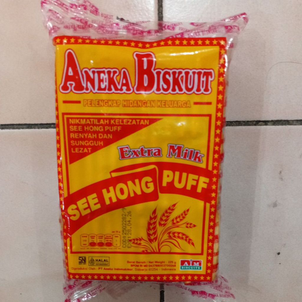 

Aneka Biskuit See Hong Puff 225gr 1 Bungkus