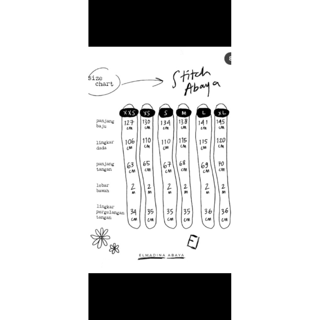 Stitch Abaya ELMADINA