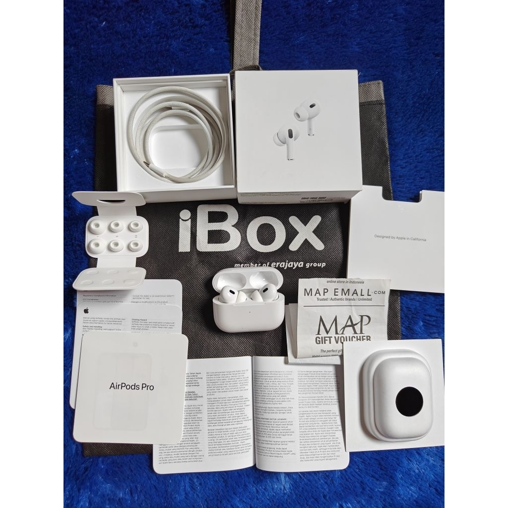 AirPods Pro Gen 2 Digimap iBox MagSafe Type C fullset Second Resmi