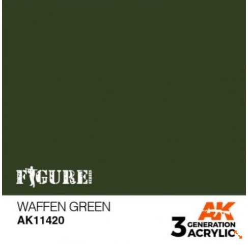 WAFFEN GREEN AK11420 - cat model kit paint