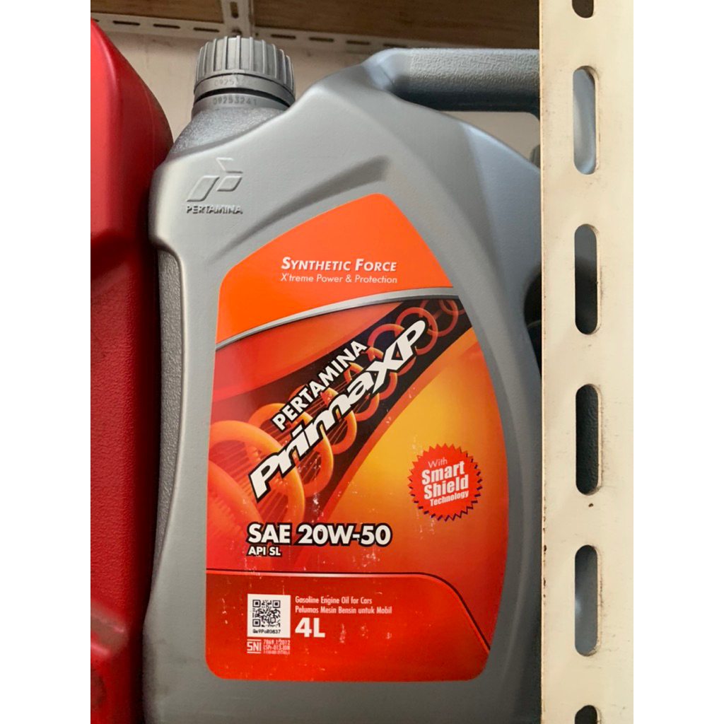 Prima xp Oli Pertamina 20w50 - 4 Liter Original