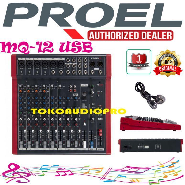 Proel Mq12 Usb Mixer Audio with USB Proel MQ-12Usb