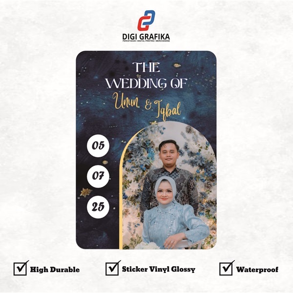 

Stiker Souvenir Pernikahan Laser A3+ Glossy