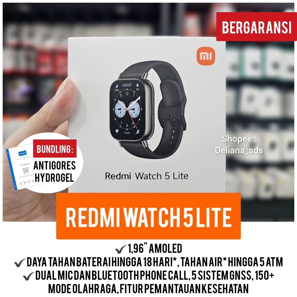 Redmi Watch 5 Lite Garansi Resmi 1 Tahun Redmiwatch 5 Lite Xiaomi Watch 5 Lite Xiaomiwatch 5 Lite Ja