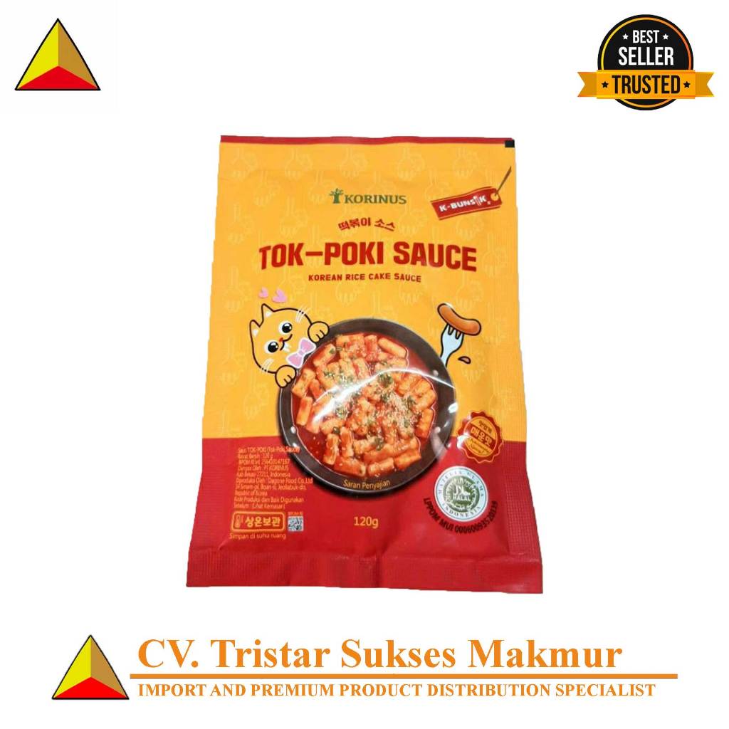 

K-BUNSIK TOK-POKI SAUCE 140gr / BUMBU PEDAS MASNIH KHAS KOREA UNTUK TOKPOKI
