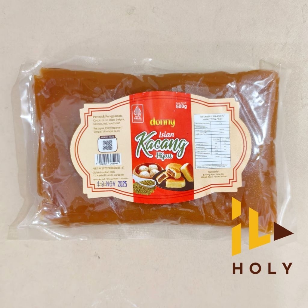 

Donny Filling Isian Kacang Hijau Kemasan Asli (500gr)