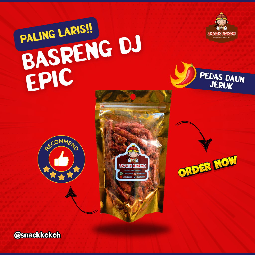

Snack Kokoh - Basreng DJ Epic 100g, 250g