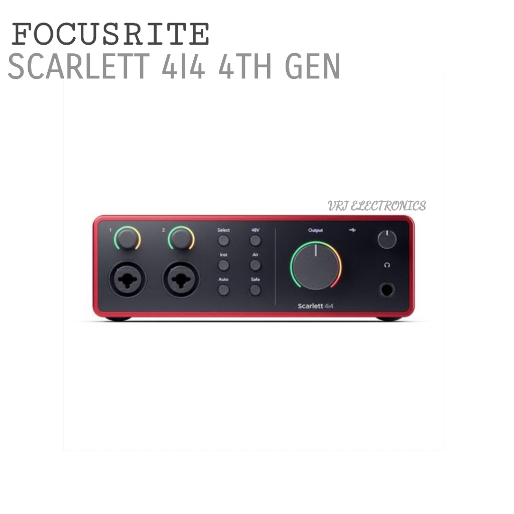 FOCUSRITE Scarlett 4i4 4th Gen