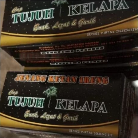 

jenang ketan ireng cap tujuh kelapa 250 gram