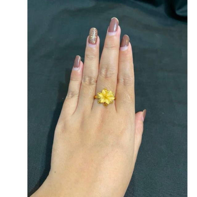 cincin bunga kendari replika emas 24k cincin kendari cincin bunga kendari cantik