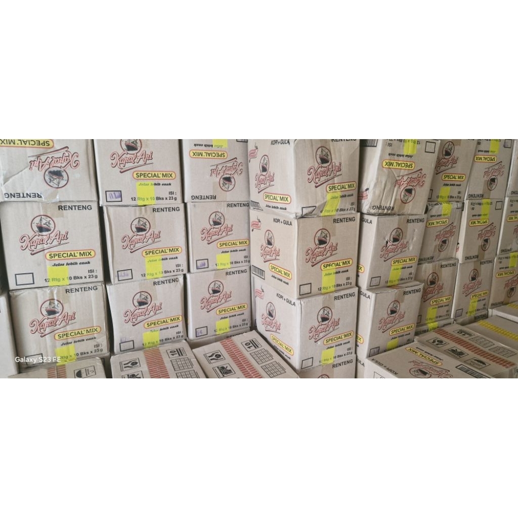 

Kapal api mix per carton isi 120pcs / 12 renceng