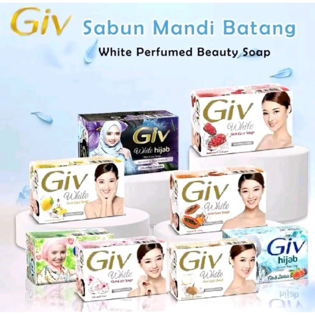 10 Pcs Sabun Mandi GIV Batang Ukuran Besar 100g
